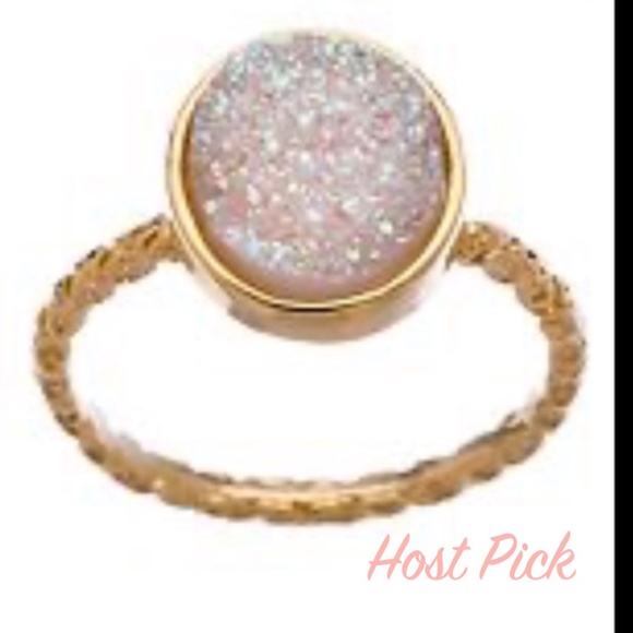 dara ettinger Jewelry - Pink Dara Ettinger Nadia druzy ring